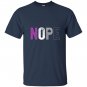 Nope asexual pride asexuality ace flag ally T-shirt