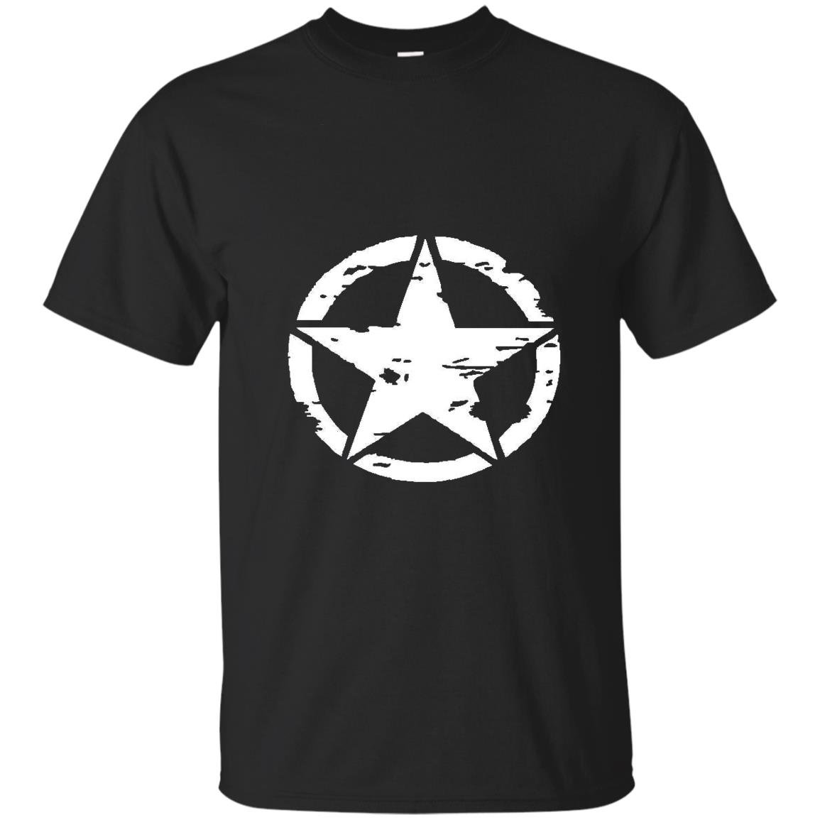 Oscar mike jeep military star T-shirt