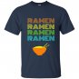 Ramen bowl vintage text japanese anime fans T-shirt