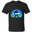 Retro snowboard yeti snowboarding T-shirt