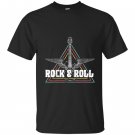 Rock and roll vintage rocknroll music guitar gift T-shirt
