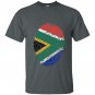 South africa dna flag thumb fingerprint roots proud T-shirt