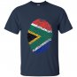 South africa dna flag thumb fingerprint roots proud T-shirt