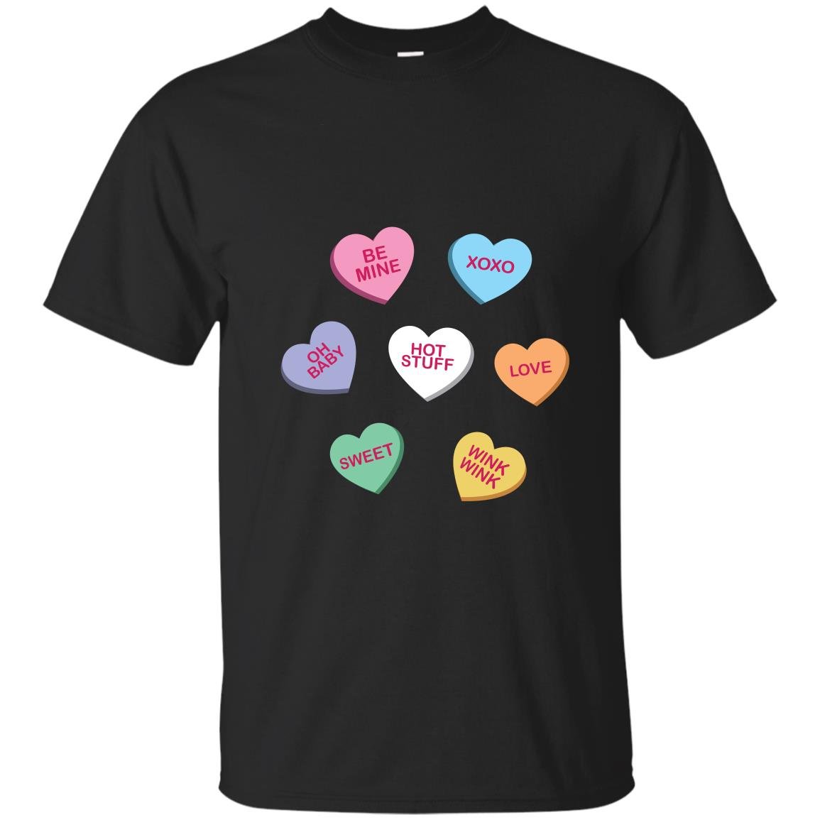 Valentines conversation hearts T-shirt