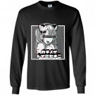 Ahegaolewd anime face and neko girl cosplay gift Long Sleeve