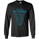 America bids no trump anti trump in eleven languages Long Sleeve