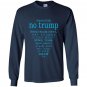 America bids no trump anti trump in eleven languages Long Sleeve