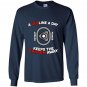 A redline a day carbon away rotary engine Long Sleeve