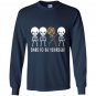 Autism skeleton kid dabbing dare to be yourself dab Long Sleeve