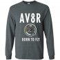 Av8r airplane speedometer born to fly pilot Long Sleeve