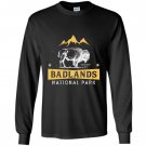 Badlands national park buffalo bison south dakota Long Sleeve