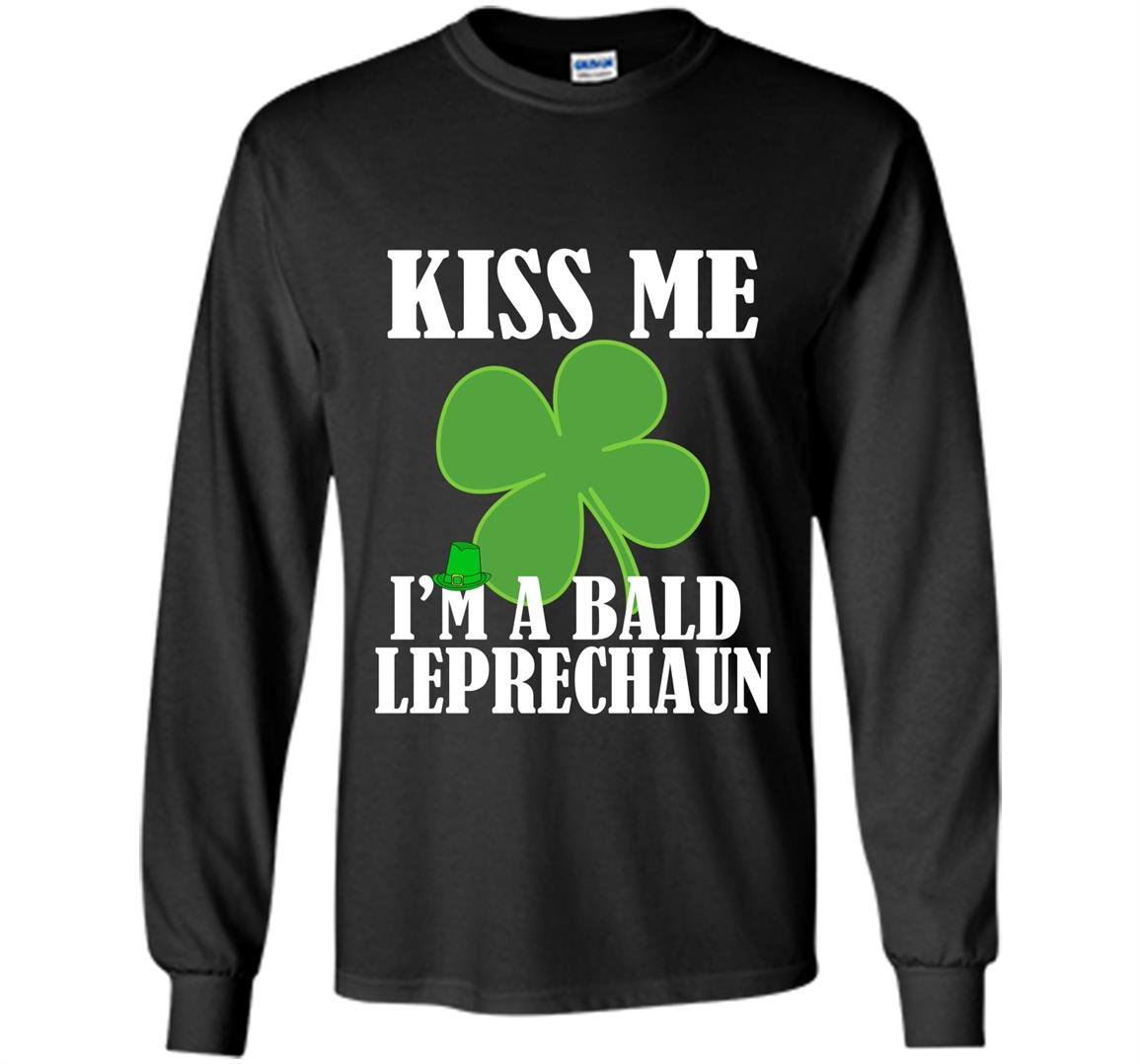 Bald leprechaun patricks Long Sleeve