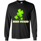Beer guard iris lucky leaf patricks day Long Sleeve