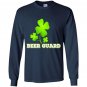 Beer guard iris lucky leaf patricks day Long Sleeve