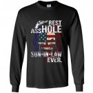 Best asshole son in law ever gift halloween funny Long Sleeve