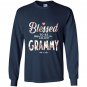 Blessed to be called grammy flower style Long Sleeve