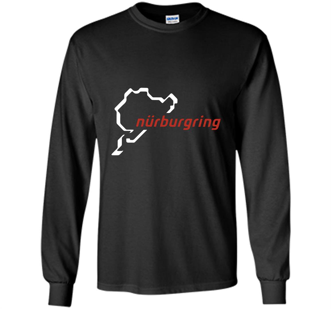 Classic nurburgring track map graphic Long Sleeve