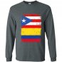 Colombian puerto rican flag vintage colombia rico Long Sleeve