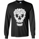 Dachshund sugar skull dia de los muertos Long Sleeve