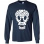 Dachshund sugar skull dia de los muertos Long Sleeve