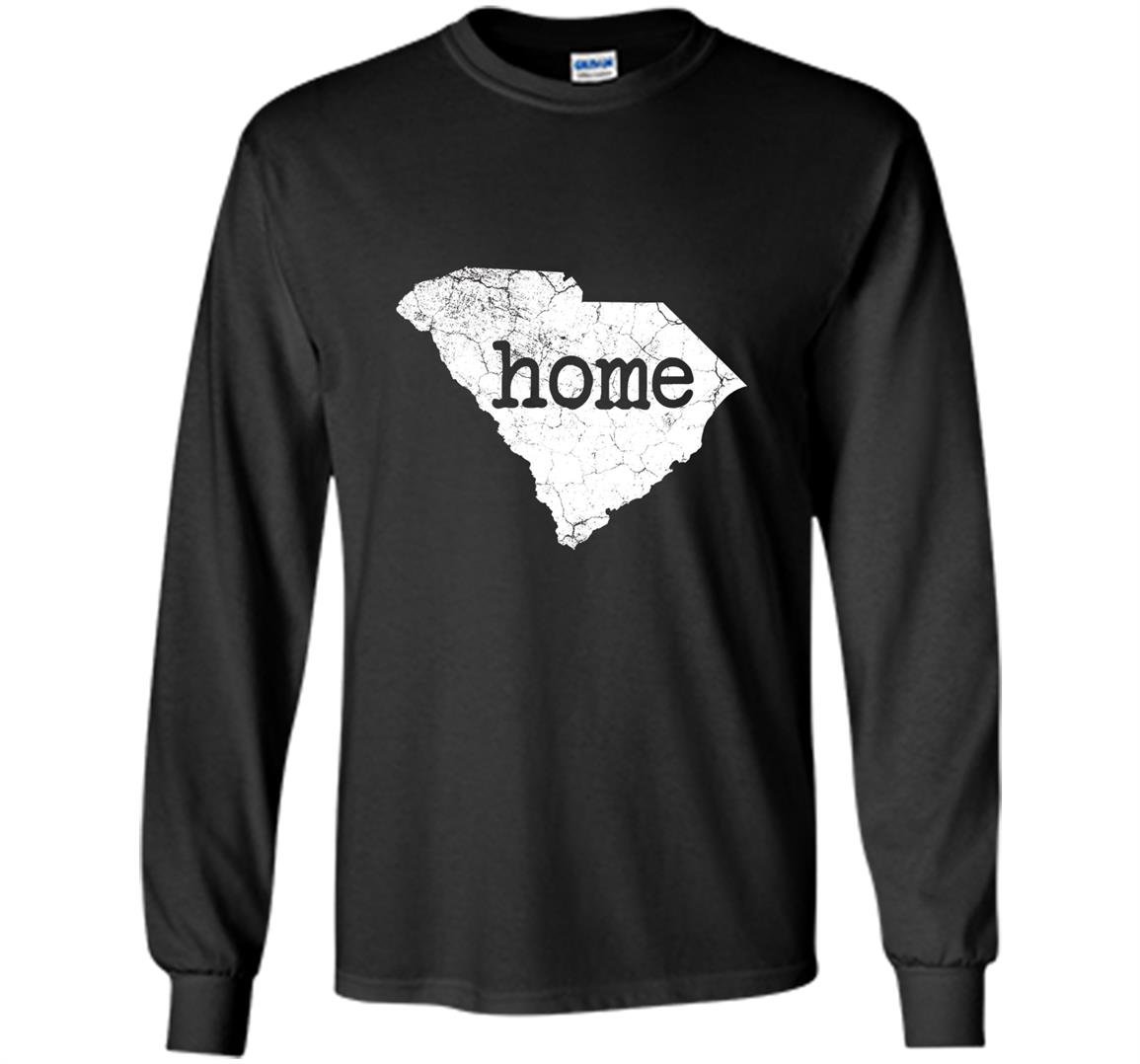 Distressed south carolina home south carolina Long Sleeve