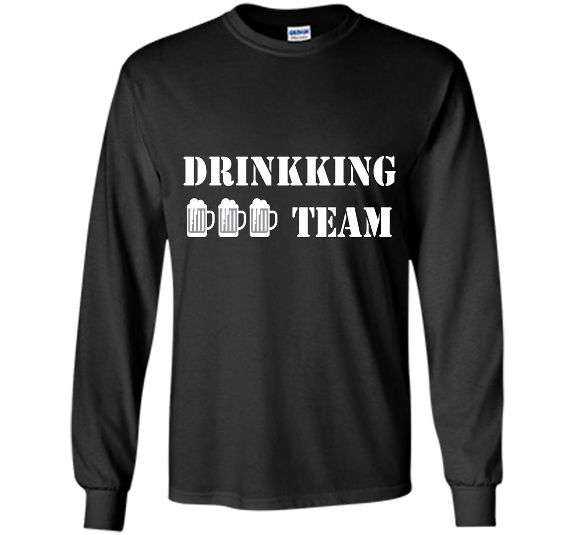 Drinking team happy st patricks day Long Sleeve