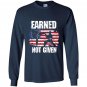 Earned not given karate fighter martial arts Long Sleeve