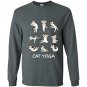 Fun cat yoga Long Sleeve