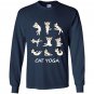 Fun cat yoga Long Sleeve