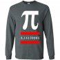 Funny math pi Long Sleeve