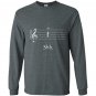 Funny music shh quarter rest and fermata Long Sleeve