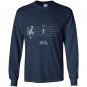 Funny music shh quarter rest and fermata Long Sleeve