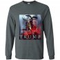 Funny president trump patriotic eagle party Long Sleeve