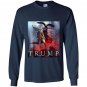 Funny president trump patriotic eagle party Long Sleeve
