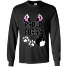 Furry sweat proud furry tail and ears sweater Long Sleeve