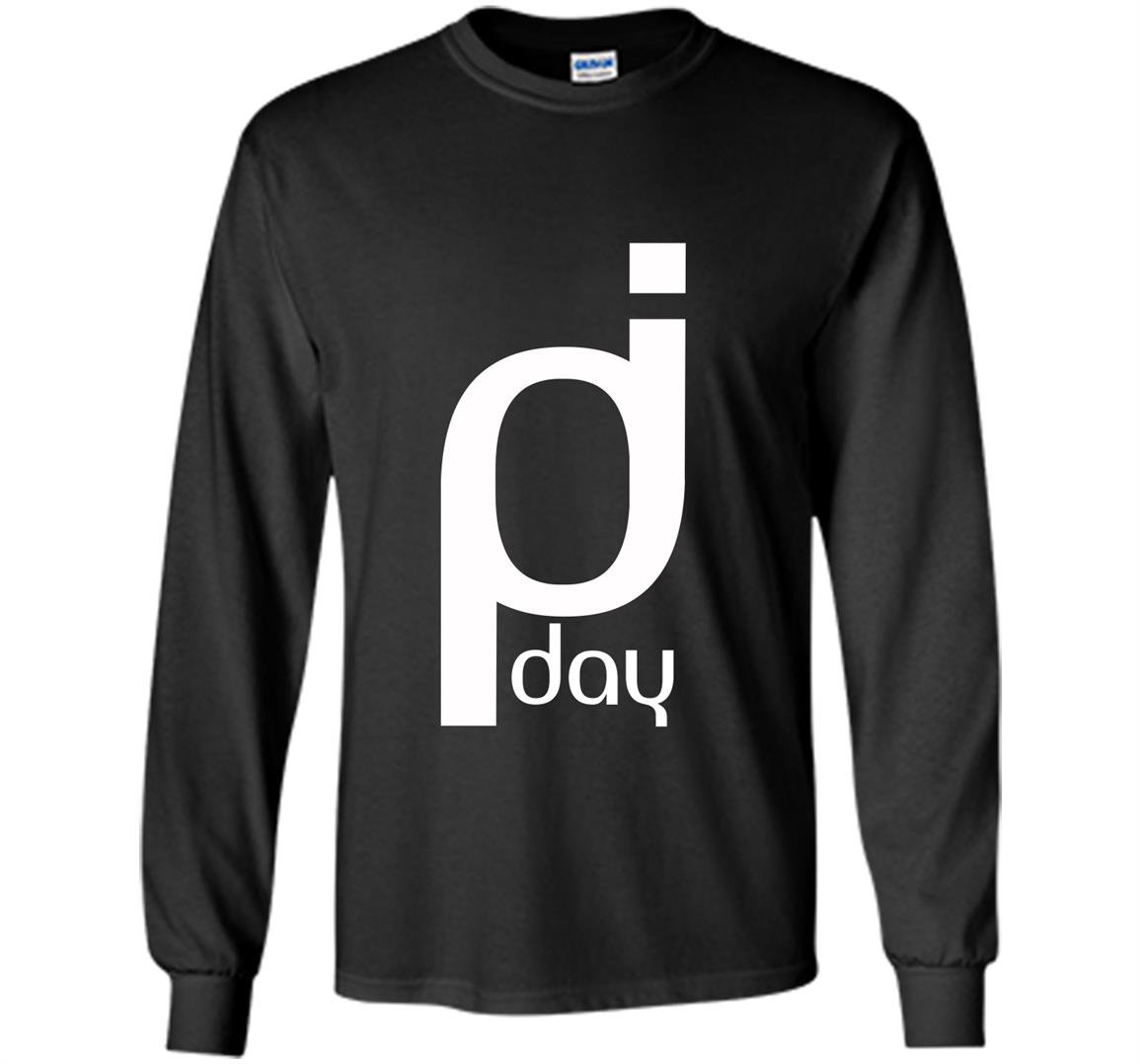 Happy pi day funny math Long Sleeve