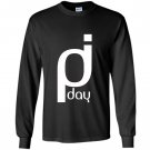 Happy pi day funny math Long Sleeve