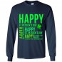 Happy st patricks day green lucky leaf Long Sleeve