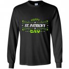 Happy st patricksday iris green Long Sleeve