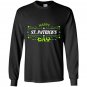 Happy st patricksday iris green Long Sleeve