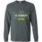 Happy st patricksday iris green Long Sleeve