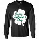 Happy st patricksday lucky leaf Long Sleeve