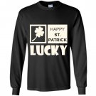 Happy st patricksday lucky leaf Long Sleeve