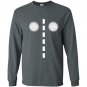 Headlights with road markings funny halloween costume Long Sleeve