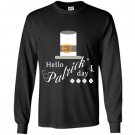 Hello patricks day lucky day iris Long Sleeve
