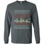 He sees you when youre drinking ugly christmas sweater Long Sleeve