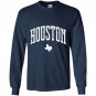 Houston texas vintage city pullover Long Sleeve