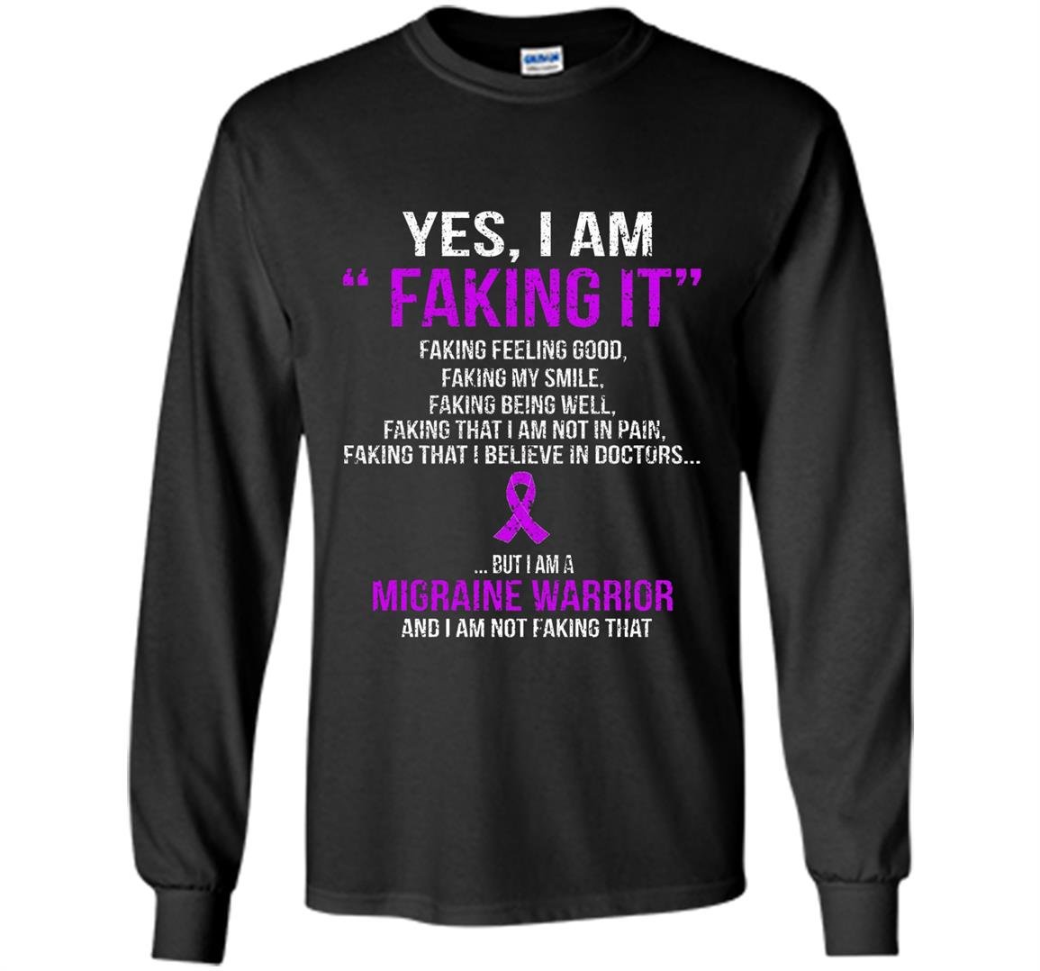 I am a migraine warrior Long Sleeve