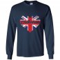 I love cheltenham cute uk british heart gift Long Sleeve