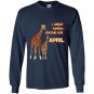 I spent march waiting for april the giraffe funny Long Sleeve